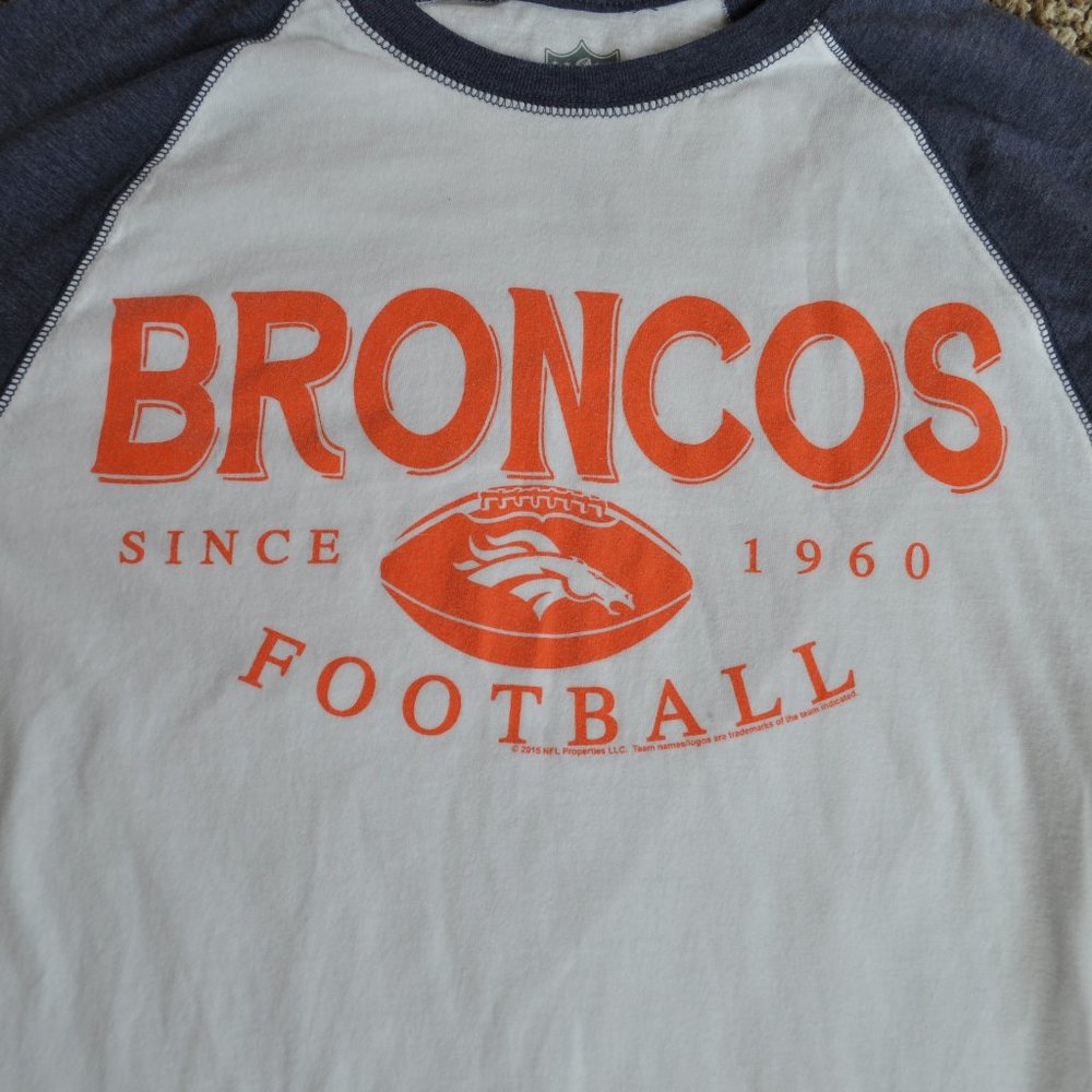 NFL Team Apparel Broncos Long Sleeve Shirt Men M - Picture 5 of 10